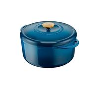 Cocotte ronde en fonte 5L Pierre Gagnaire Heritage Bleu des Alpes E2610404