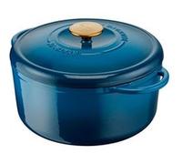 Cocotte ronde en fonte 5L Tefal Pierre Gagnaire Héritage E2610404 Bleu des Alpes Bleu des Alpes - Effet ombré G