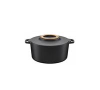 cocotte ronde en fonte 6l noir - 1026566