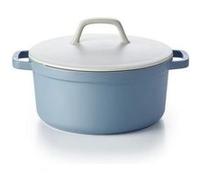 Cocotte ronde en fonte d'aluminium 24cm + couvercle Beka 15031244 bleu G