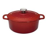 Chasseur Cocotte ronde en fonte émaillée puc471658 – 16 cm – Rubis Sublime (rouge)