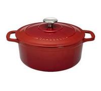 Cocotte ronde en fonte émaillée 18cm rubis sublime Chasseur puc471858 rouge G