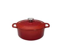 Cocotte ronde en fonte émaillée 18cm rubis sublime Chasseur puc471858 rouge G
