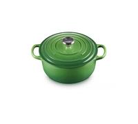 Cocotte Ronde en Fonte Emaillée 20 cm Vert