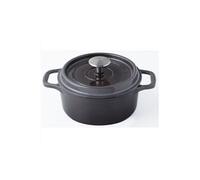 Cocotte ronde en fonte émaillée 20cm taupe 402207