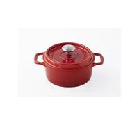 Invicta - 402220 - Cocotte ronde en fonte émaillée 22cm rubis