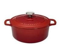 Cocotte ronde en fonte émaillée 22cm rubis sublime Chasseur puc472258 Rouge G
