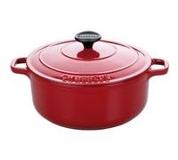 Cocotte ronde en fonte émaillée 24cm rubis sublime Chasseur puc472458 rouge G