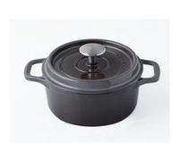 Cocotte ronde en fonte émaillée 24cm taupe Invicta 402247 taupe G