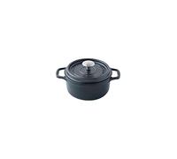 Cocotte Ronde En Fonte Émaillée 28cm Noir Mat - PUV402281
