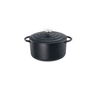 Cocotte ronde en fonte émaillée 28cm noire 0401001028