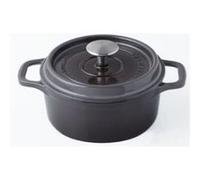 Cocotte ronde en fonte émaillée 28cm taupe Invicta puv402287 Marron G