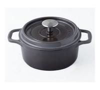 Cocotte ronde en fonte émaillée 32cm taupe Invicta puv402327 taupe G