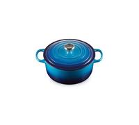 Cocotte Ronde Evolution en Fonte Emaillée 28 cm Azure
