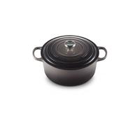 Le Creuset Cocotte Signature en Fonte Émaillée avec Couvercle, 28 cm, Ronde, 6,7 L, 6,125 kg, Flint, 21177284442430