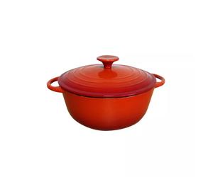 Cocotte Ronde Fonte émaillée ROUGE D20 cm