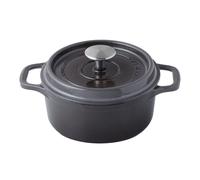 Cocotte ronde Invicta 22 cm taupe fonte 30x22.5 cm