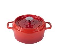Cocotte ronde Invicta 28 cm Rubis fonte 36x28.5 cm