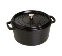 Cocotte Ronde Noire - 28cm - 5,85l - Tous Feux + Four - Staub