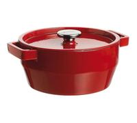 Pyrex Cocotte ronde en fonte SlowCook Compatible tous feux dont induction Ø 24 cm