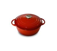 Cocotte rouge ronde tradition 24 cm - - Rouge - Fonte