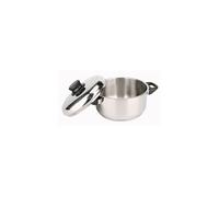 Cocotte sauce inox 20 cm avec couvercle