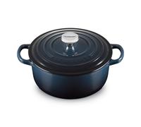 Cocotte Signature en fonte émaillée rond 20 cm Nuit