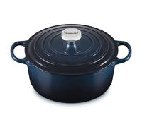 Cocotte Signature en fonte émaillée rond 24 cm Nuit