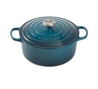 Cocotte Signature en fonte émaillée Ronde 20 cm Deep Teal