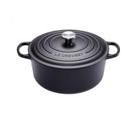 Cocotte Le Creuset en fonte noire ronde 30 cm
