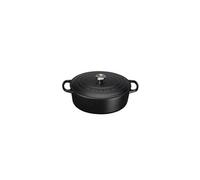 Cocotte Signature Ovale En Fonte Emaillée, 27cm, Noir Mat