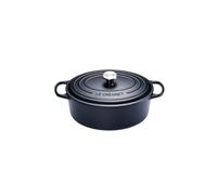 Cocotte ovale fonte noire 33 cm