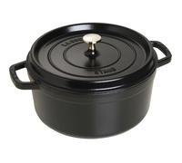 Cocotte - STAUB - 405093100 - Ø 26 cm - Noir mat - 5 litres - Compatible induction