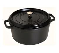 Cocotte - STAUB - Cocotte ronde - 30 cm - 8.35 litres - Noir