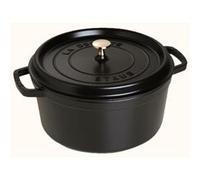 Staub Cocotte ronde La Cocotte en fonte 1,7 L Noir