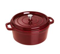 Staub Cocotte ronde La Cocotte en fonte 5,2 L Rouge grenadine