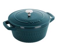 Cocotte twister 20 cm Rond(e) La Mer Fonte