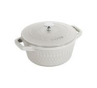 STAUB Cocotte Twister La Cocotte Staub 4 L White truffle