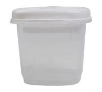 Cocotte Vapeur Micro-ondes Compacte - Cuiseur à Riz en Plastique 16x11cm - pour idéal pour Bureau et - Lavable au Lave-vaisselle