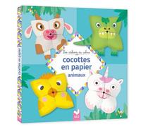 Cocottes en papier - Animaux - Sophie Ledesma - Deux Coqs D'or - broché - Document jeunesse