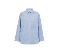 co'couture Chemisier 'XavierCC' bleu ciel / noir / blanc, Taille S