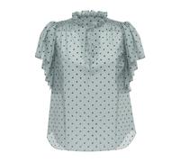 Co'Couture - Haut à volants Bleu pâle - Femme - Blouses et Chemises - Bleu - Taille: 38 FR