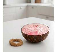 Cocovibes Bol en noix de coco | Bol Bouddha | Bol décoratif - Laqué à la main et respectueux de l'environnement