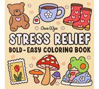 CocoWyo's *Cute & Groovy : Bold - Livre de coloriage facile* HB-005