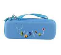 COCOYUEMA Étui pour stéthoscope, pour professionnels de la santé, housse de protection rigide en EVA, résistant aux chocs, étanche à la poussière, avec boucle d'alpinisme et poche (Paquet GC-0378