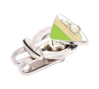 COCOYUEMA Mini marqueur de balle magnétique de Golf en métal Durable, accessoire de Clip de visière de chapeau de golfeur (Verre à limoncello diamant)