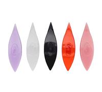 COCOYUEMA Navette de frivolité, pour l'artisanat manuel, navettes de frivolité en plastique avec surface lisse, finition soignée, différentes couleurs, légères et faciles à (12037 noir blanc fruit