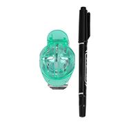 COCOYUEMA Outil d'alignement de modèle de dessin de marqueur de ligne de doublure de balle de Golf avec des accessoires de stylo (Verte)