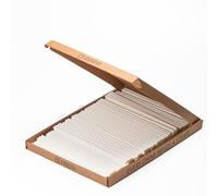 Cocti Lot de 300 pailles en papier incroyablement durables, 100 % biodégradables, sans goût gênant du papier, conviennent pour les boissons froides - 200 mm x 6 mm, blanches.