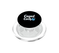 Cocu en Cage Cocu Soumis Cocu Garçon Fétiche Chasteté PopSockets PopGrip pour MagSafe